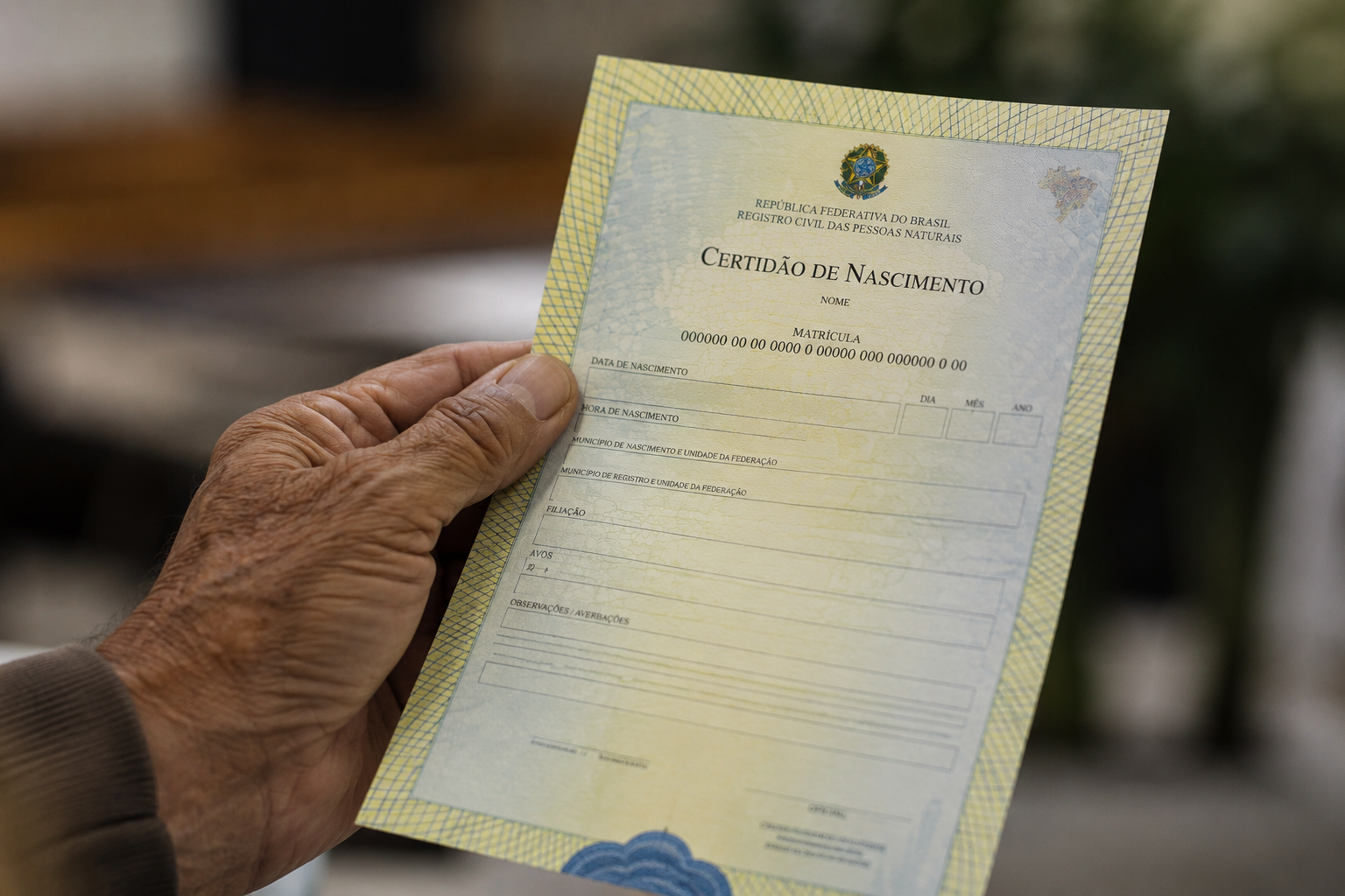 Depois de 63 anos, idoso consegue registro de nascimento no RN